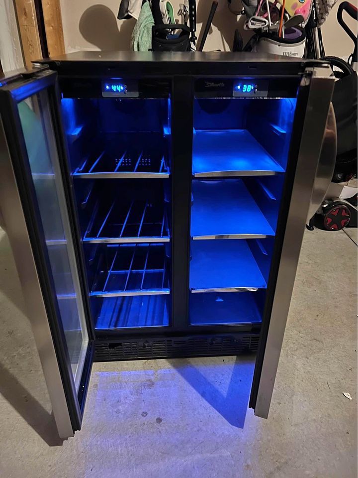 Danby dual zone beverage refrigerator